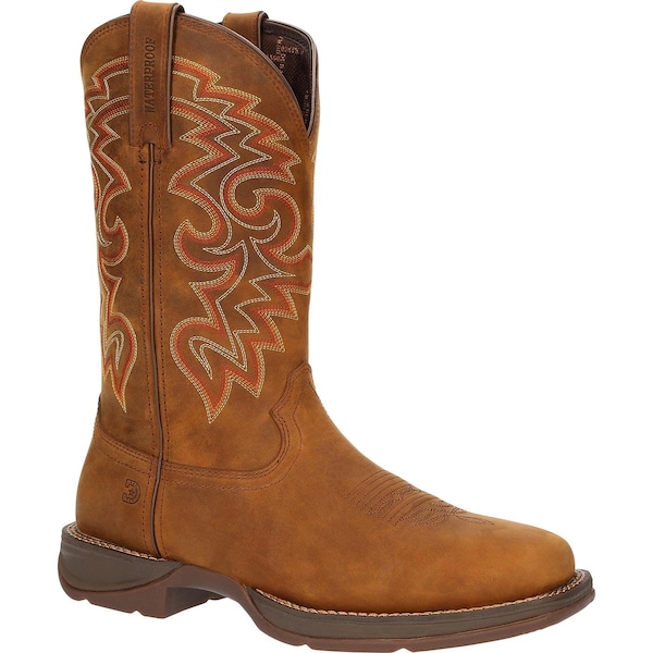 Durango Men's Western Boot, 8.5 M, Leather, 12 in H, Russet - DDB0361