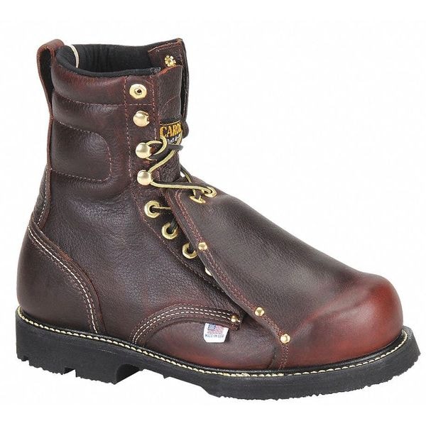 Carolina Shoe Men's 8-Inch Work Boot, 16 EE, Steel Toe, 8 in H, Briar Brown, 505 - 505