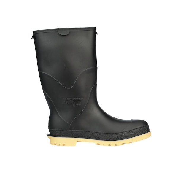 Tingley Kids Rain Boots, PVC, Polypropylene, Black, 8 - 11714