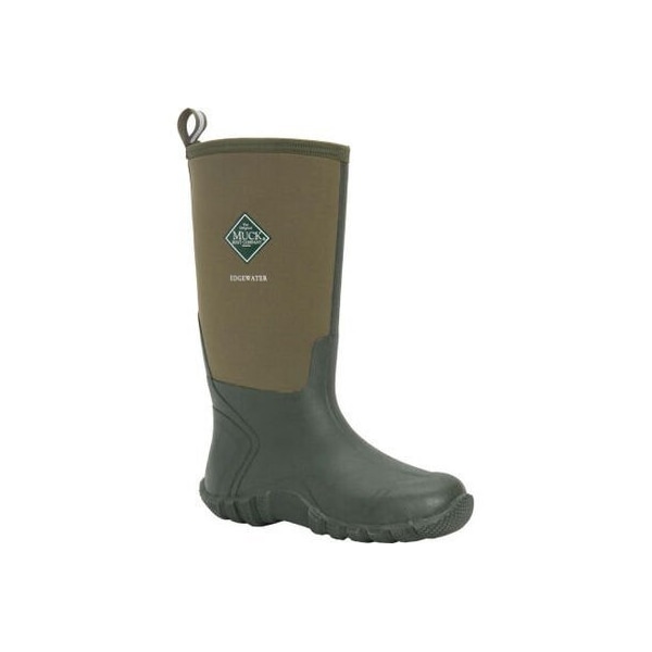 Muck Boot Co Men's Edgewater II Edgewater II, Moss, 6, PR, Plain Toe, 15 in Height, Green, 6 - EWH-333T-MS-060