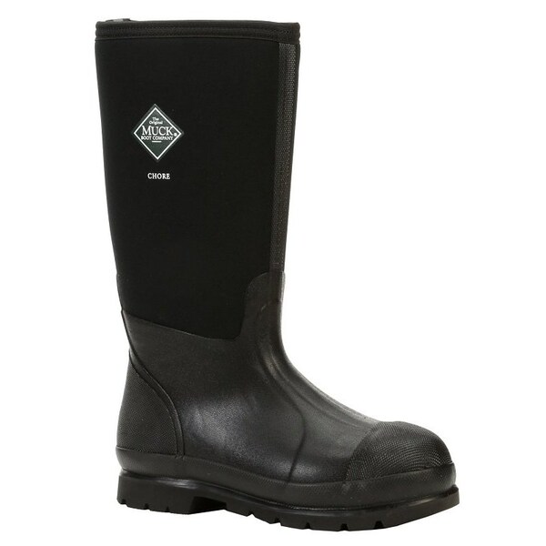 Muck Boot Co CHORE Series Boots, 13, Black, Rubber Upper - CHH-000A-BL-130