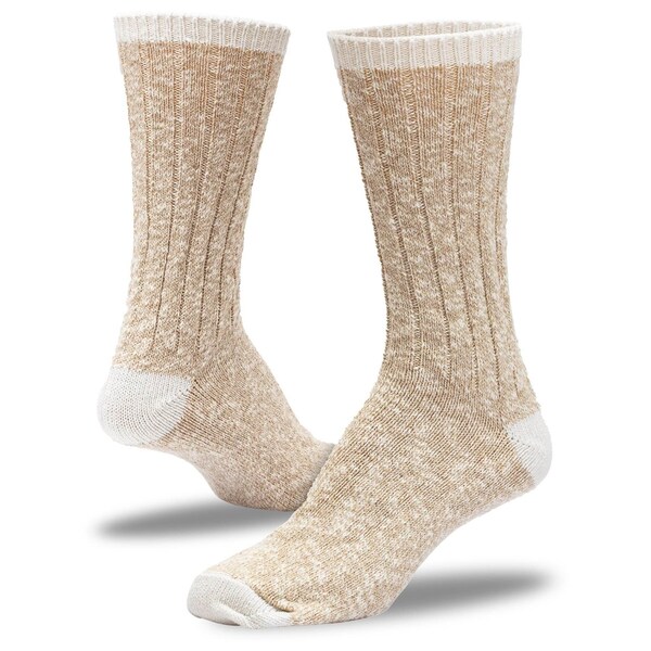 Railroad Sock Women's Boot Crew Socks, Size 5-10, Black/Grey/Natural/Pink, 2PK - 642