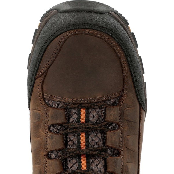 Durango Men's Waterproof Hiker Boot, 11.5 W, Alloy Toe, 5 in H, Rodeo Tan, DDB0363 - DDB0363