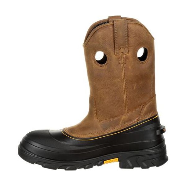 Georgia Boot Men's 11 in Composite Toe Wellington Boot, Light Brown, 12, W, GB00243 - GB00243