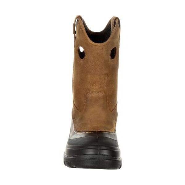 Georgia Boot Men's 11 in Composite Toe Wellington Boot, Light Brown, 12, W, GB00243 - GB00243