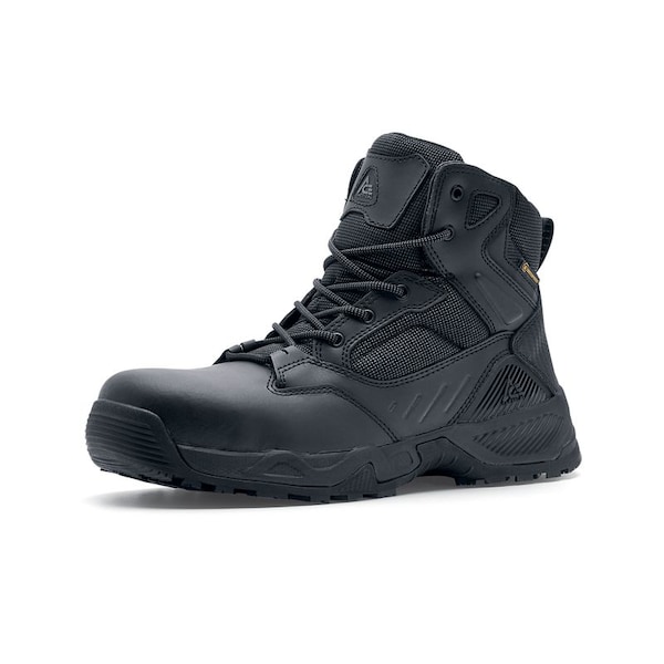 Shoes For Crews Men's Nano Toe 6-Inch Work Boot, Black, 12, Medium, 71183 - 71183