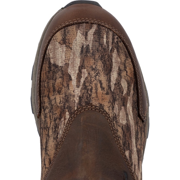 Rocky Waterproof Snake Boot, 14 M, Leather, 16 in H, Mossy Oak Bottom Land - RKS0640