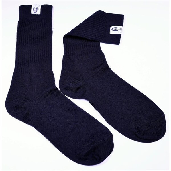 Racequip 411992 SFI 3.3 Fire Retardant Socks, Black - Small - RQP-411992