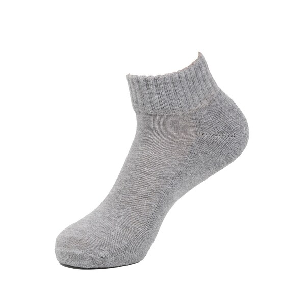 Railroad Sock Women's Quarter Socks, Size 5-10, Black/Grey/White, 3PK - 623