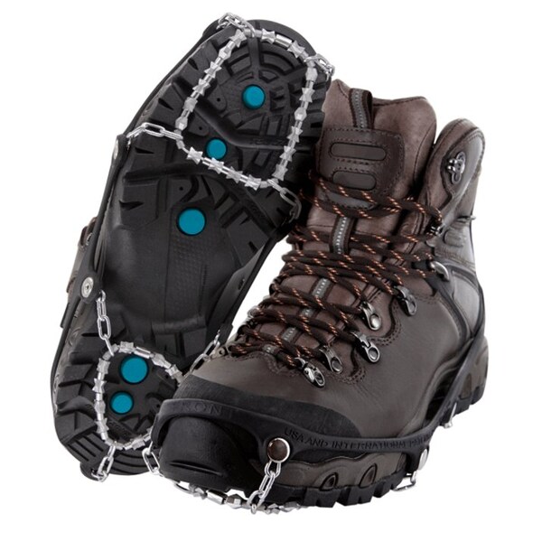 Yaktrax Yaktrax Diamond Grip Unisex Rubber/Steel Snow and Ice Traction Black W 10.5+/M 9.5-12.5 Waterproof 1 - 08532