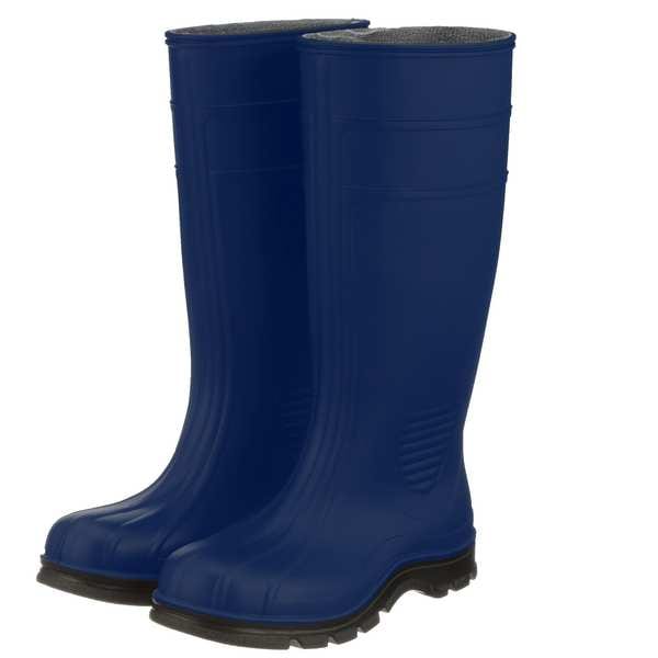 Zoro Select Men's Line Tuff Tall Rubber Boots, Plain Toe, 15" Height, Blue, 12 (Formerly Talon Trax) - 445L46