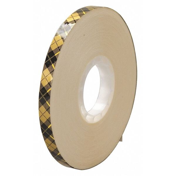 Cinta de transferencia adhesiva Scotch 3M™ 908, 2.0 Mil, 1/4" x 36 yds., Transparente, 72/Caja - T961908