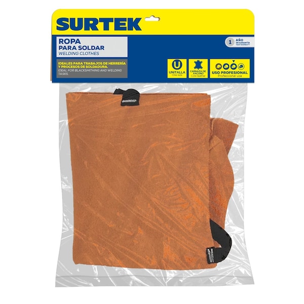 Surtek Cowhide Leanther Gaiters For Welding, 29 Cm - 137650