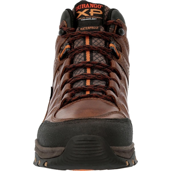 Durango Men's Waterproof Hiker Boot, 10 M, Leather, 5 in H, Matte Black Pirarucu - DDB0364