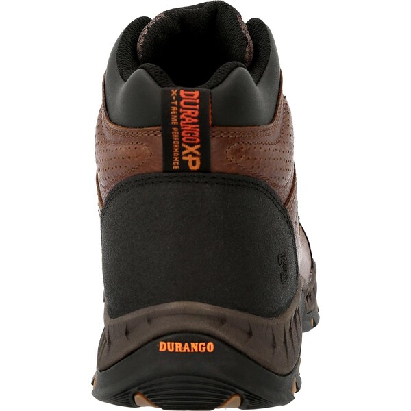 Durango Men's Waterproof Hiker Boot, 10 M, Leather, 5 in H, Matte Black Pirarucu - DDB0364
