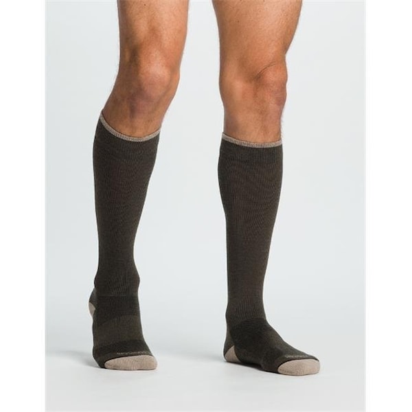 Sigvaris Sigvaris Merino Outdoor 421CM12 15-20mmHg Closed Toe; Calf Socks - Charcoal; Medium - 421CM12