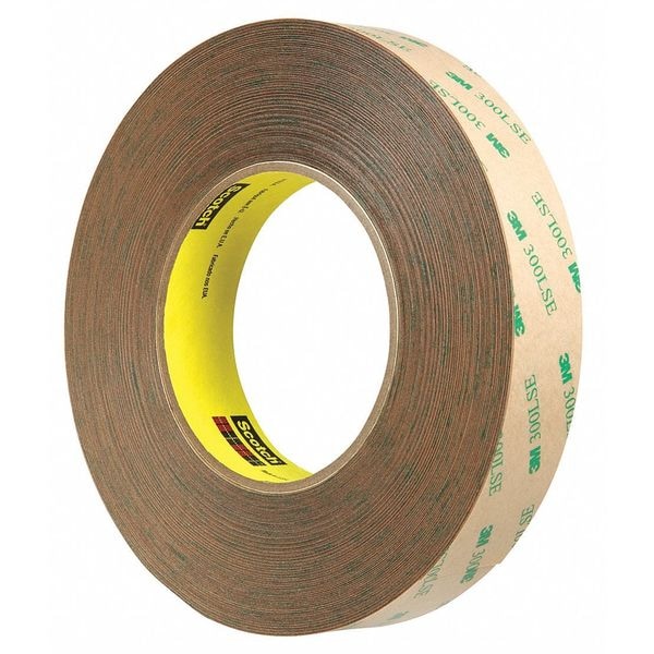 Cinta de transferencia adhesiva Scotch 3M™ 9472LE, rollos manuales, 5.0 mil, 1" x 60 yds., transparente, 3 paquetes - T96594723PK