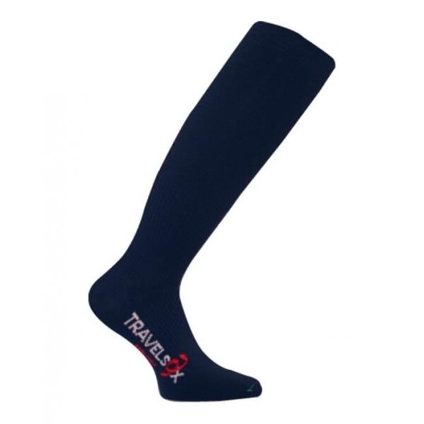 Travelsox Travelsox TSC 1000 H Patented Graduated Compression OTC Socks; Navy - Large - TSC1000H_NV_LG