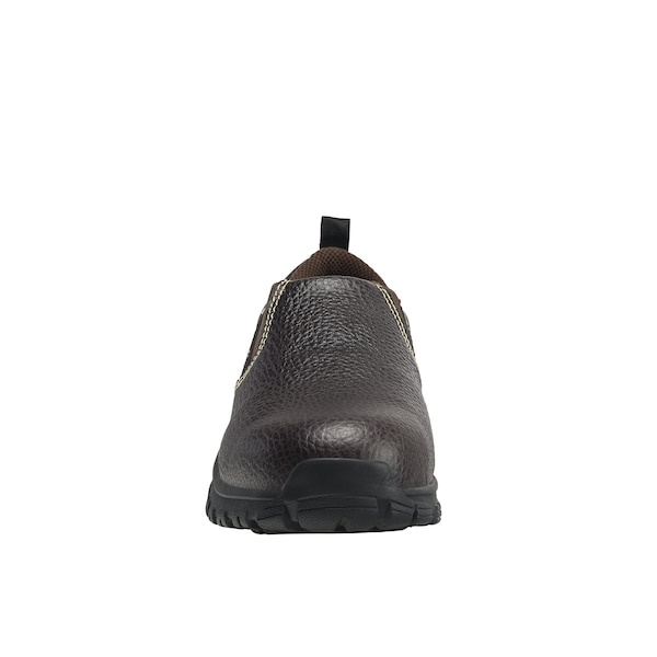 Avenger Safety Footwear Women's Aluminum Toe Slip-On Work Boot, Brown, 8, Medium, A7020 - A7020-8M