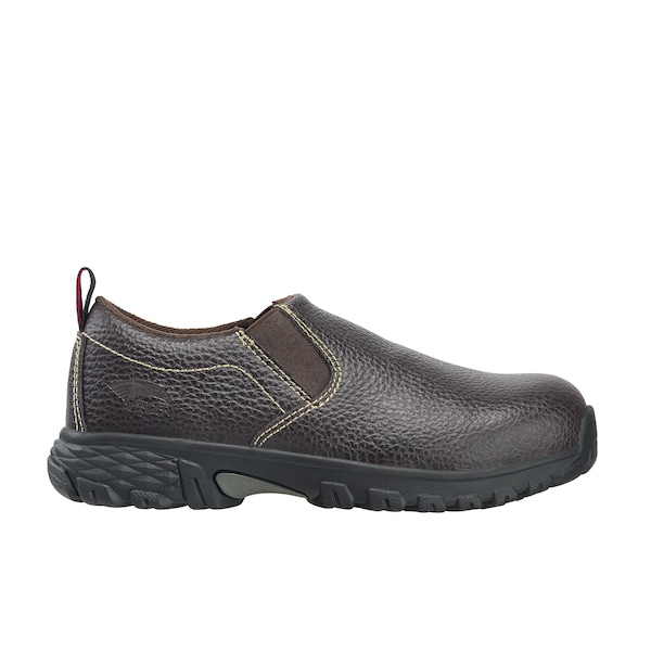 Avenger Safety Footwear Women's Aluminum Toe Slip-On Work Boot, Brown, 8, Medium, A7020 - A7020-8M