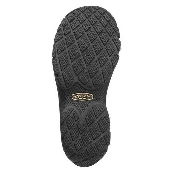 Keen PTC Oxford, Men's Athletic Shoe, 8.5 D, Leather, 2 3/4 in Height, Black - 1006980