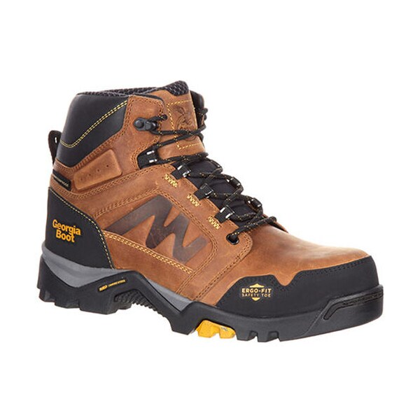 Georgia Boot Amplitude, Men's Composite Toe Work Boot, Trail Crazy Horse, 10, W, GB00129 - GB00129