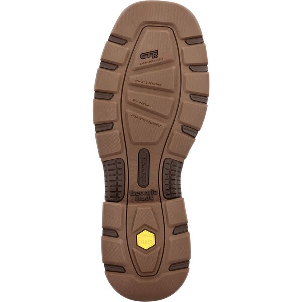 Georgia Carbo-Tec FLX, Men's Work Boot, 12 W, Leather, 11 in Height, Brown - GB00701