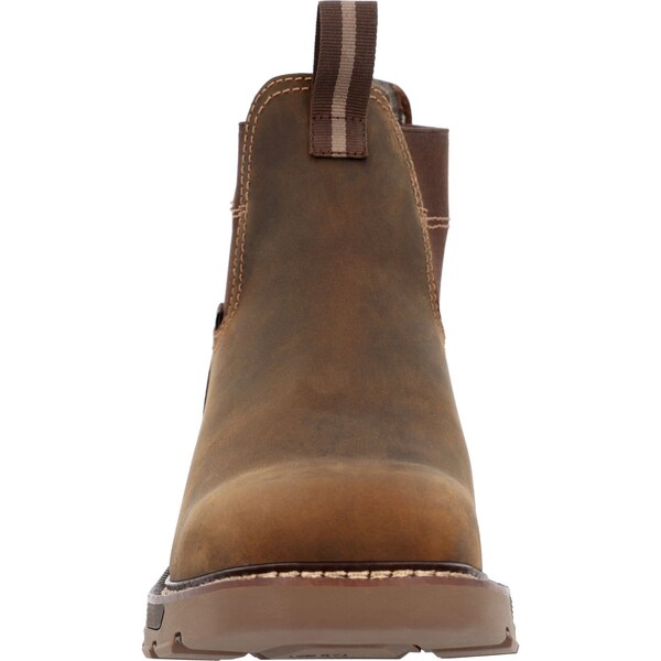 Georgia Carbo-Tec FLX, Men's Work Boot, 12 W, Leather, 11 in Height, Brown - GB00701