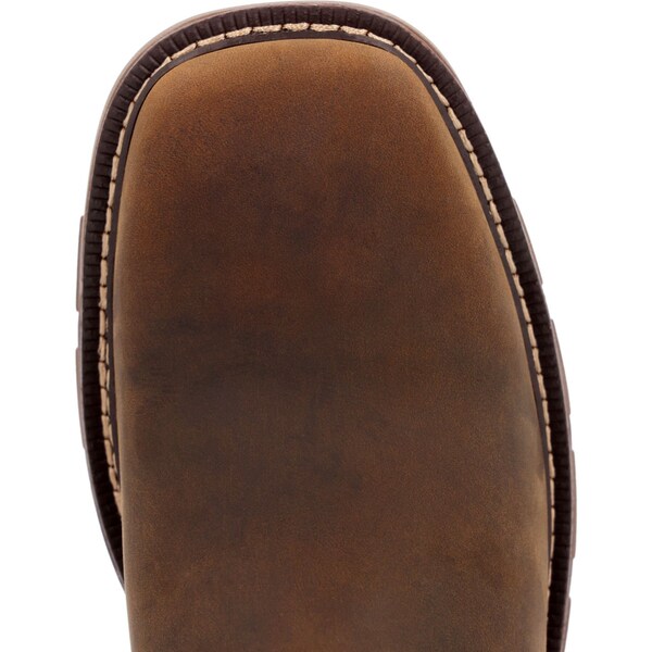Georgia Carbo-Tec FLX, Men's Work Boot, 12 W, Leather, 11 in Height, Brown - GB00701