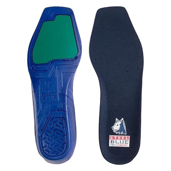 Steel Blue Square Toe Square Toe Cushion Insoles for Heeler Boots, Size 13 - A-900037