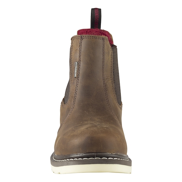 Avenger Safety Footwear Men's Soft Toe Wedge Soft Toe Work Boot, Brown, 12, Wide, A7510 - A7510-12W