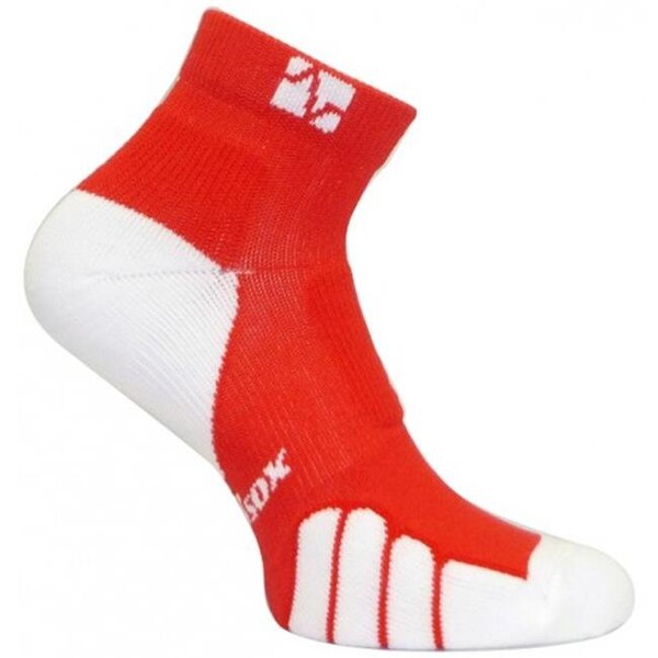 Vitalsox Vitalsox VT 1110T Tennis Ghost Drystat Plantar Support Odor Resistant; Socks Pairs; Red - Extra-Large - VT1110T_RD_XLG