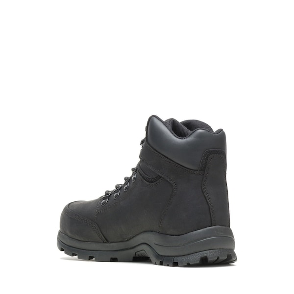 Wolverine Men's 6-Inch Work Boot, 11 W, Steel Toe, Black, W211042 - W211042