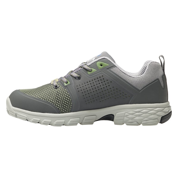Nautilus Safety Footwear Men Aluminum Toe Size 12 ZEPHYER AT, MENS PR, Grey, Green, 12, Wide - N1311-12W