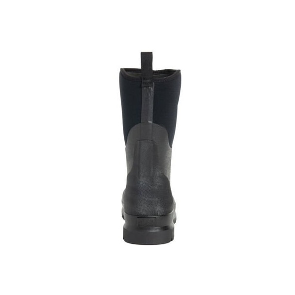 Muck Boot Co Women's Chore Classic Mid Rubber Boot, Plain Toe, 12 in Height, Black, 7 - WCHM-000-BLK-070