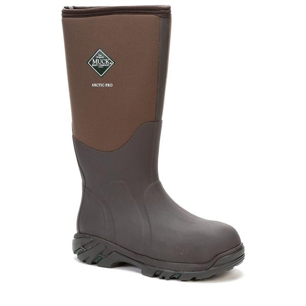 Muck Boot Co Insulated Rubber Boot, 17 in Height, Brown, 12 - ACP-998K-BRN-120