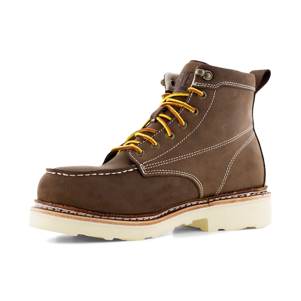 Frye Supply Mens Dark Brown Steel Toe 6 in Waterp, 9.5 W, 5 H, Dark Brown - FR40301