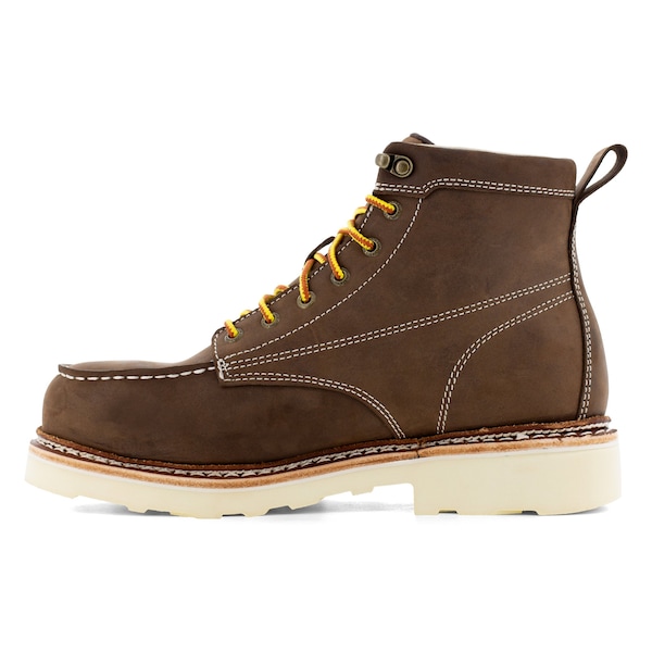 Frye Supply Mens Dark Brown Steel Toe 6 in Waterp, 9.5 W, 5 H, Dark Brown - FR40301