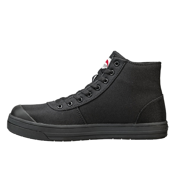 Avenger Safety Footwear Women Aluminum Toe BLADE 8 EYE AT, WOMENS PR, Black, Black, 8.5, Wide - A353-8.5W