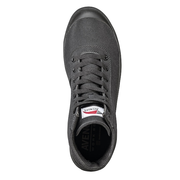 Avenger Safety Footwear Women Aluminum Toe BLADE 8 EYE AT, WOMENS PR, Black, Black, 8.5, Wide - A353-8.5W