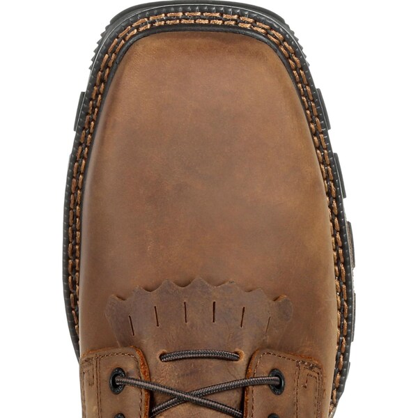 Durango Men's Waterproof Lacer Work Boot, 8 M, Steel Toe, 8 in H, Russet, DDB0267 - DDB0267