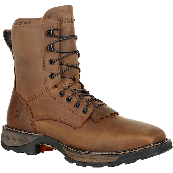 Durango Men's Waterproof Lacer Work Boot, 8 M, Steel Toe, 8 in H, Russet, DDB0267 - DDB0267