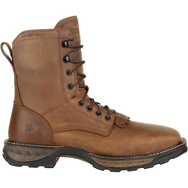 Durango Men's Waterproof Lacer Work Boot, 8 M, Steel Toe, 8 in H, Russet, DDB0267 - DDB0267