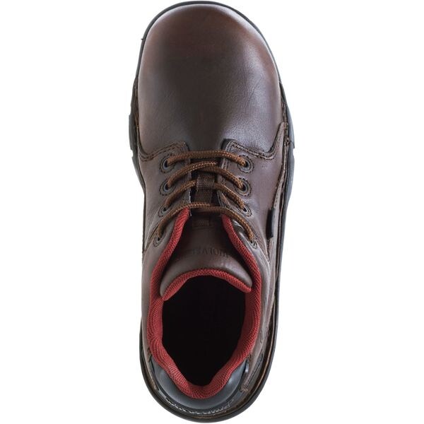 Wolverine Men's Oxford Shoe, Composite Toe, Leather Upper, Rubber Outsole, Lace Up, Brown, 7 1/2 EW - W02372