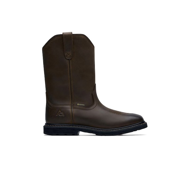 Shoes For Crews Waggoner, Men's 12 Medium, Leather, Brown - 62402