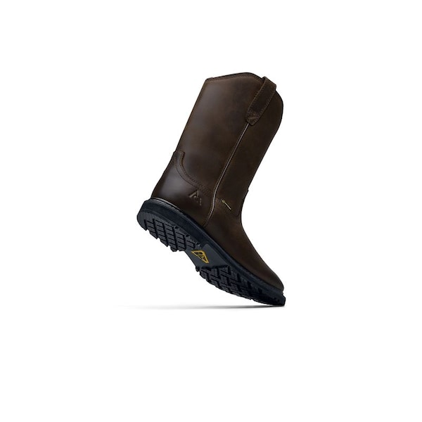 Shoes For Crews Waggoner, Men's 12 Medium, Leather, Brown - 62402