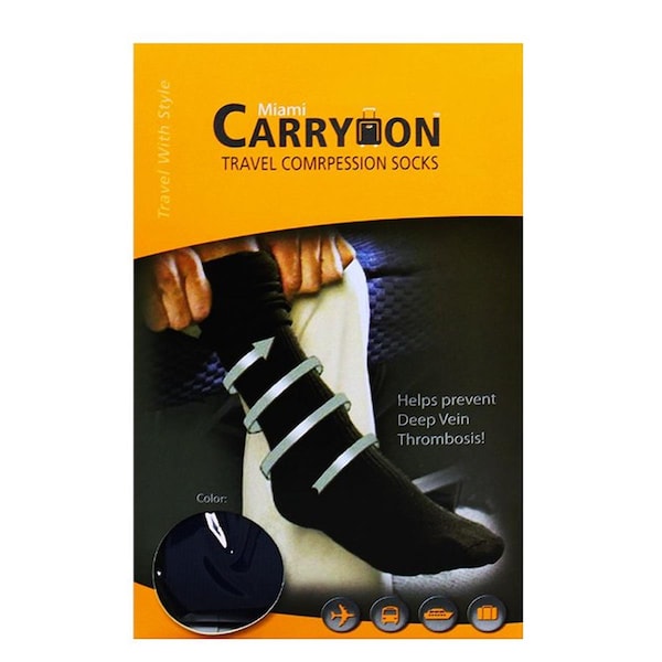 Naftali DVD Flight Socks- 19.5 X 42 Cm. - Blue - TLSC001BL