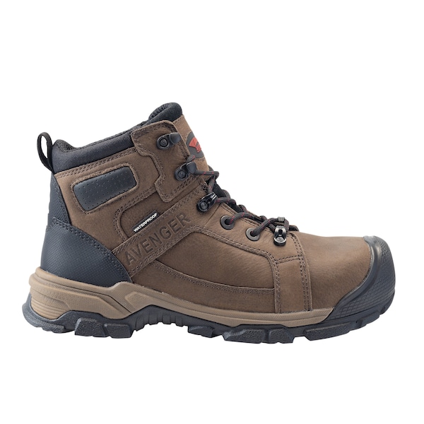 Avenger Safety Footwear Men Aluminum Toe RIPSAW AT, MENS PR, Brown, 8.5, Medium - A7336-8.5M