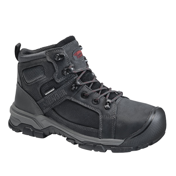 Avenger Safety Footwear Men Aluminum Toe RIPSAW AT, MENS PR, Black, 10, Medium - A7337-10M