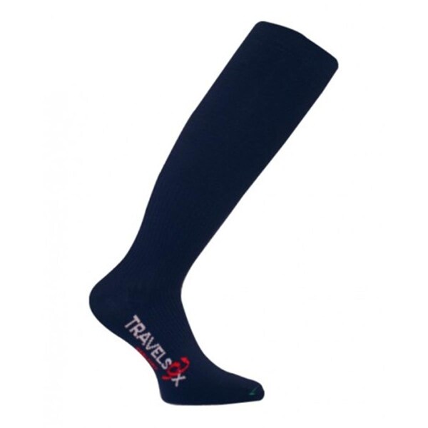 Travelsox TSC 1000 H Patented Graduated Compression OTC Socks- Navy - Medium - TSC1000H_NV_MD